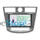 Штатная магнитола Lesko для Chrysler Sebring III 2006-2010 экран 9" 4/64 QLED CarPlay 4G Wi-Fi GPS 360 Prime