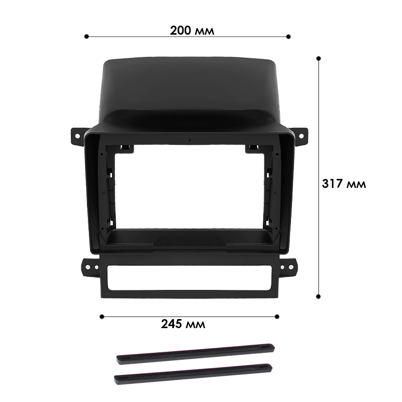 Переходная рамка Chevrolet Captiva 2006-2011 (7818) 9"
