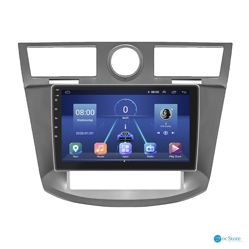 Штатная магнитола Lesko для Chrysler Sebring III 2006-2010 экран 9" 2/32Gb 4G Wi-Fi GPS Top