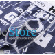 Набор мужских трусов боксеров PA-3187 с принтом Black/Orange/Gray/Sapphire Blue bp 4 шт 3XL
