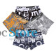 Набор мужских трусов боксеров PA-3187 с принтом Black/Orange/Gray/Sapphire Blue bp 4 шт L