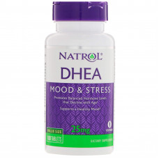 Дегідроепіандростерон, DHEA, Natrol, 25 мг, 180 таблеток