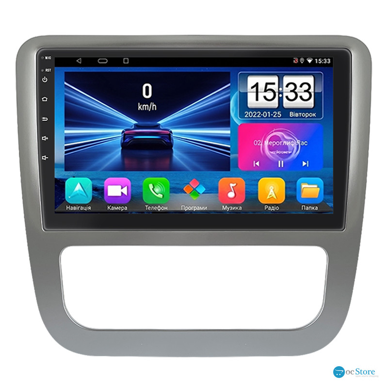 Штатная магнитола Lesko для Volkswagen Scirocco III 2008-2014 экран 9" 2/32Gb Wi-Fi GPS Base