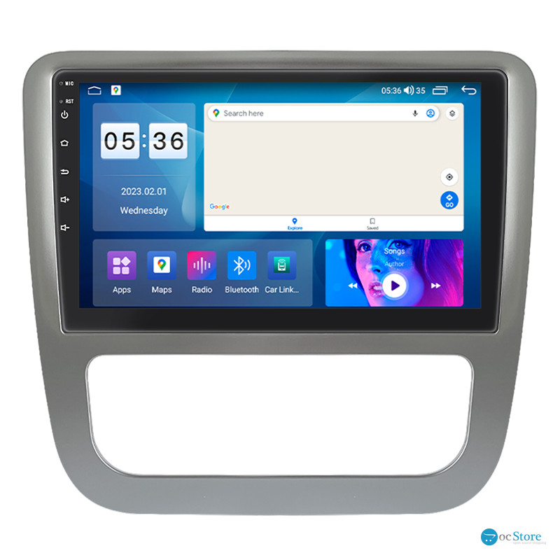 Штатная магнитола Lesko для Volkswagen Scirocco III 2008-2014 экран 9" 2/32Gb CarPlay 4G Wi-Fi GPS Prime