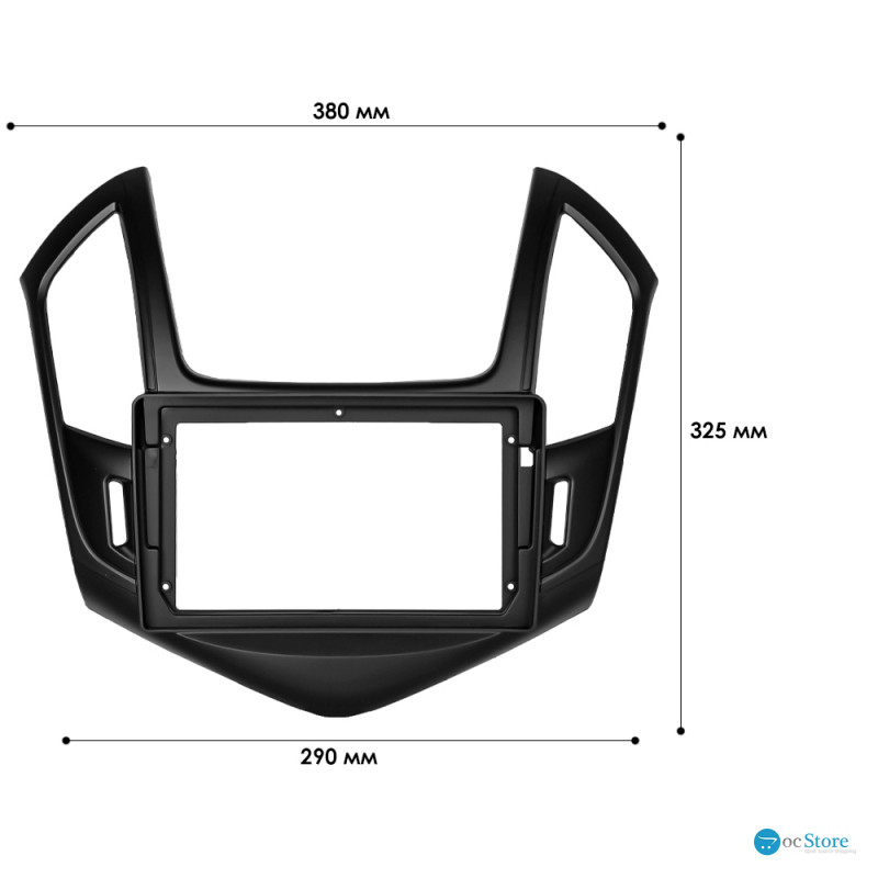 Переходная рамка  Chevrolet Cruze 2012-2016 9" Black
