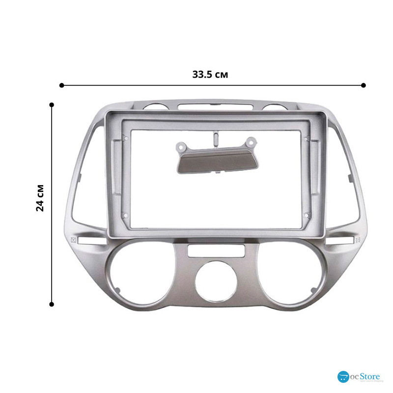 Переходная рамка Hyundai i20 2009-2012 Manual AC (7377) 9"