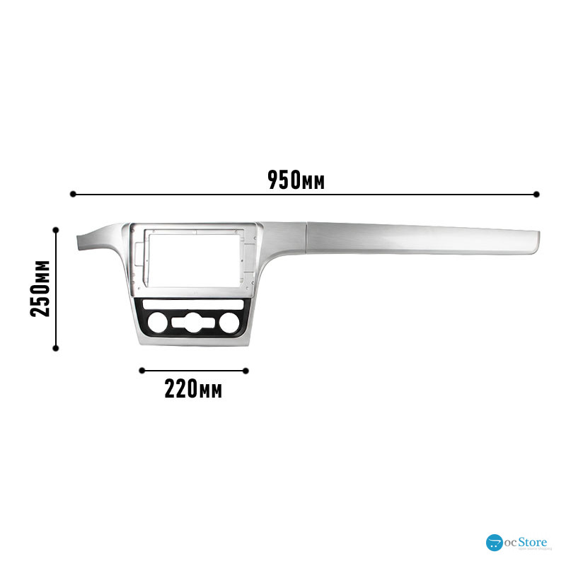 Переходная рамка Volkswagen Passat (NMS) 2011-2021 (2656) 10.1"