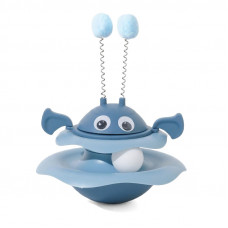 Игрушка Taotaopets 014435 для кота интелектуальная Неваляшка Dark Blue