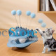 Игрушка Taotaopets 014435 для кота интелектуальная Неваляшка Dark Blue