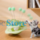Игрушка Taotaopets 014435 для кота интелектуальная Неваляшка Green