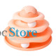 Игрушка Taotaopets 07A10001 для кота интелектуальная 3-х уровневая Башня Peach