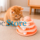 Игрушка Taotaopets 07A10001 для кота интелектуальная 3-х уровневая Башня Peach