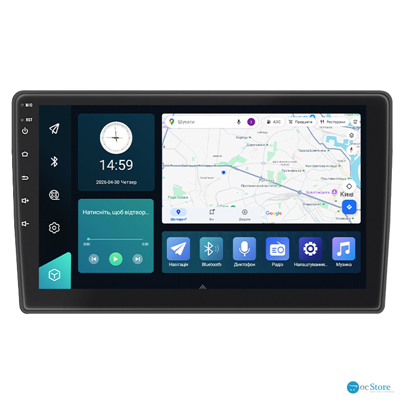 Штатная магнитола Lesko для Hyundai i40 I 2011-2015 экран 9" 4/32Gb 4G Wi-Fi GPS Top