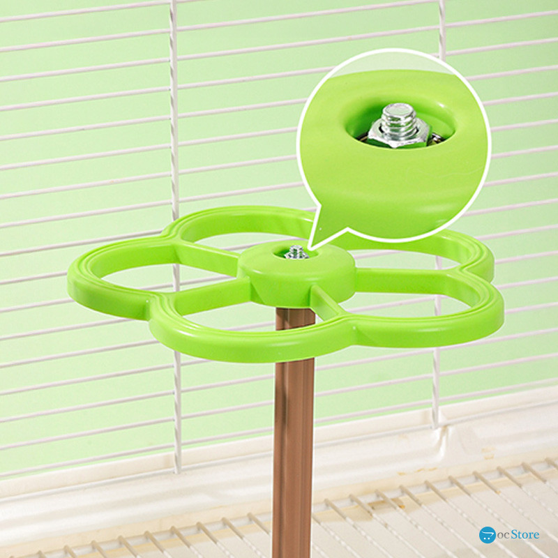 Игрушка для попугаев N365001 Вертушка для птиц ветряк колесо Green
