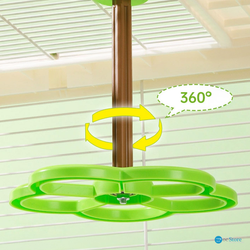Игрушка для попугаев N365001 Вертушка для птиц ветряк колесо Green