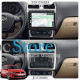 Штатная магнитола Lesko для Volkswagen Polo IV Рестайлинг ver. 2 2005-2009 экран 9" 1/16Gb Wi-Fi GPS Base