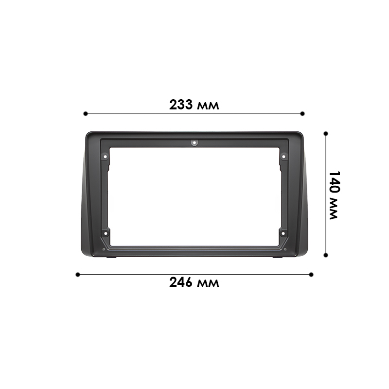 Переходная рамка Chrysler Grand Voyager 2011-2019 Town & Country 2011-2016 Dodge Grand Caravan 2011-2020 (7264) 9"