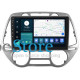 Штатная магнитола Lesko для Hyundai i20 I Auto A/C 2008-2012 экран 9" 4/32Gb 4G Wi-Fi GPS Top