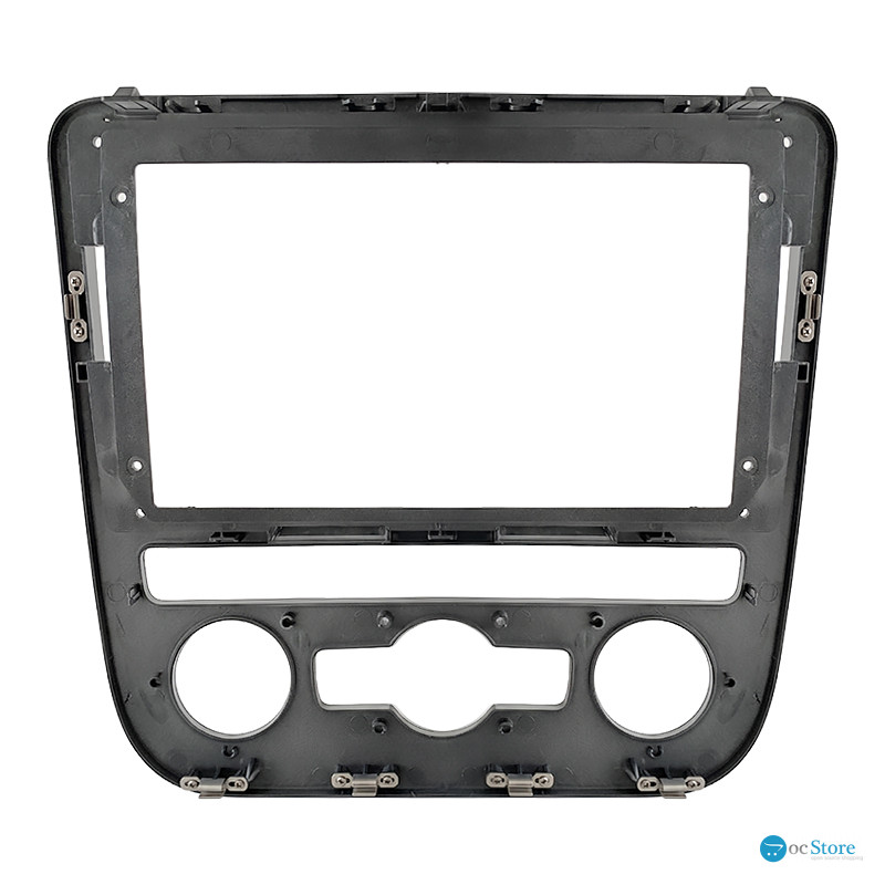Переходная рамка Volkswagen Scirocco 2009-2014 Auto AC (7560) 9" Silver