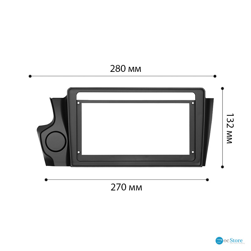 Переходная рамка Citroen DS4 DS5 DS6 DS5LS 2014-2017 Auto AC (7601) 9"