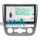 Штатная магнитола Lesko для Volkswagen Scirocco R I Auto A/C 2009-2014 экран 9" 4/64Gb CarPlay 4G Wi-Fi GPS Prime