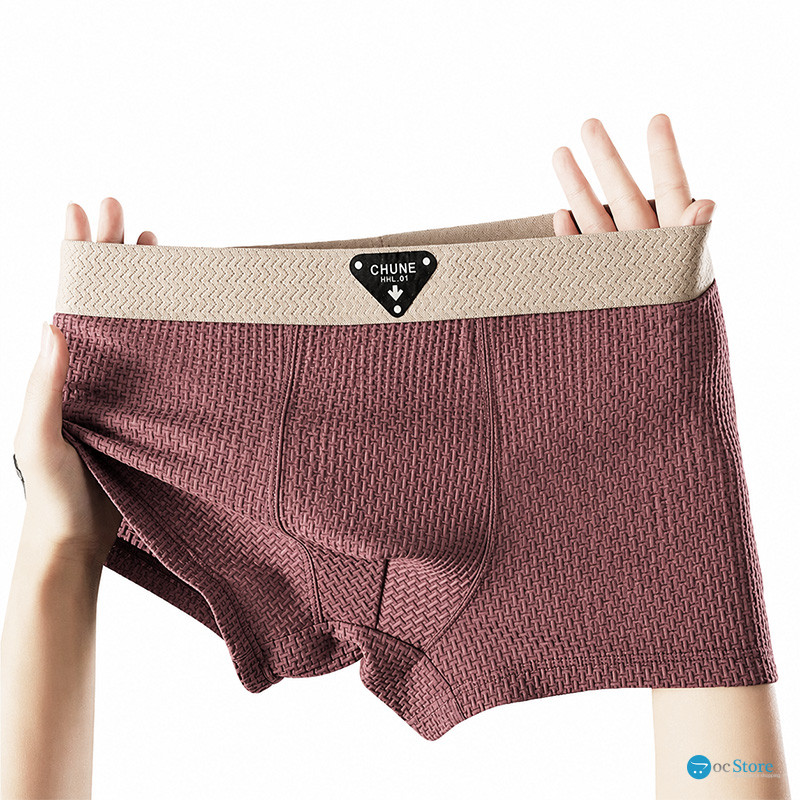 Набор мужских трусов боксеров B6425 Olive/Black/Brick Red из 3 шт 4XL