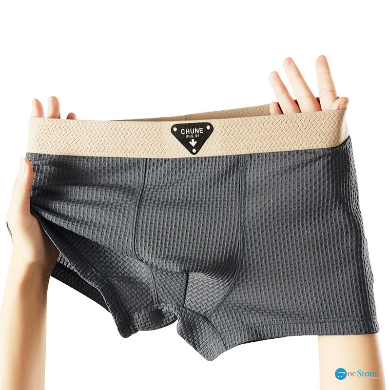 Набор мужских трусов боксеров B6425 Olive/Blue/Gray из 3 шт 3XL