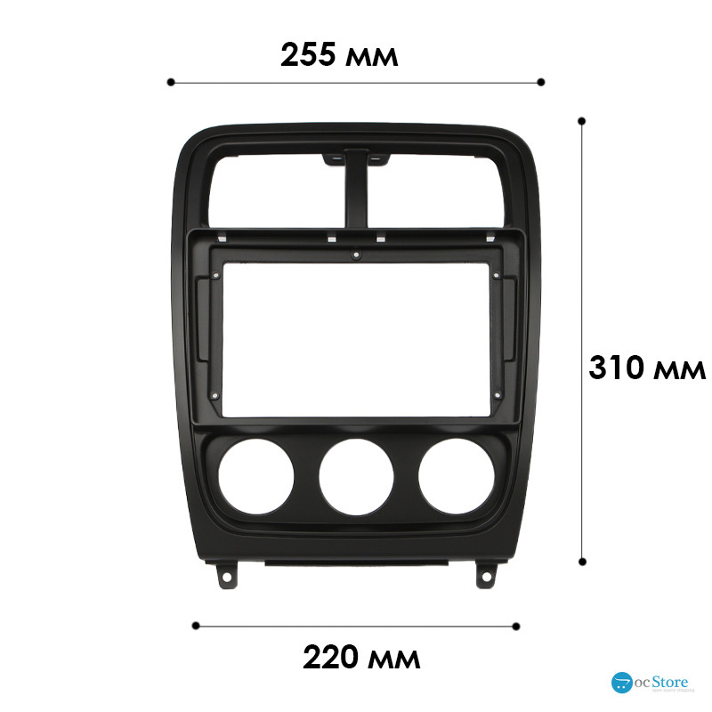 Переходная рамка Dodge Caliber 2009-2013 (5140) 9"