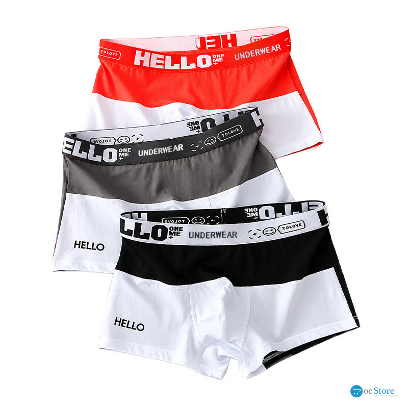 Набор мужских трусов боксеров PB3259 Coral/Gray/Black из 3 шт  L
