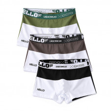 Набор мужских трусов боксеров PB3259 Green/Gray/Black из 3 шт  XL