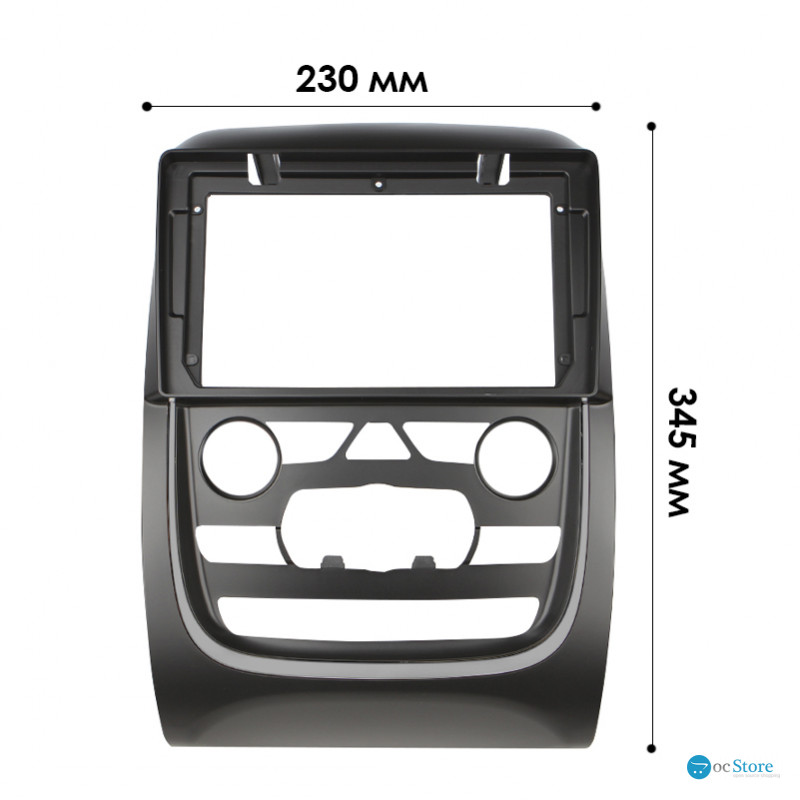 Переходная рамка Dodge Durango 2014-2020 (7878) 9"