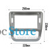 Переходная рамка Volkswagen Scirocco 2009-2014 Manual AC (7560) 9" Silver