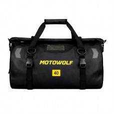 Сумка водонепроницаемая Motowolf MDL0717 для багажника мотоцикла квадроцикла 40 л Black