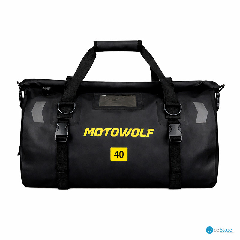 Сумка водонепроницаемая Motowolf MDL0717 для багажника мотоцикла квадроцикла 40 л Black