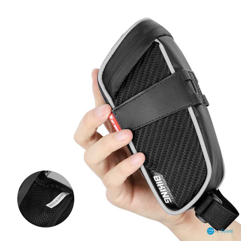 Сумка велосипедная West Biking 0707229 под седло Black + Gray