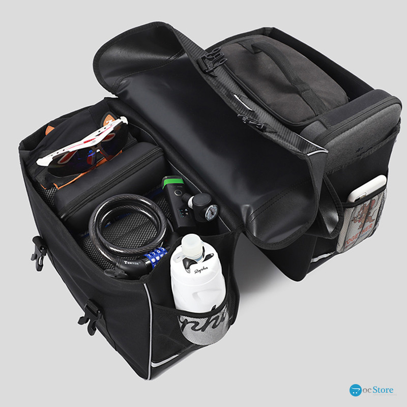 Сумка велосипедная на багажник West Biking 0707238 30L Black