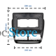 Переходная рамка Fiat Doblo (263) 2010-2015 Opel Combo Tour (D) 2011-2018 (7444) 10,1"