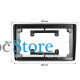 Переходная рамка Ford Escape 2000-2007 Mazda Tribute 2001-2005 (7594) 9"