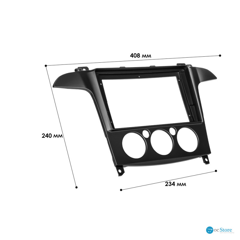 Переходная рамка Ford S-Max 2006-2015 manual AC (7146) 9"