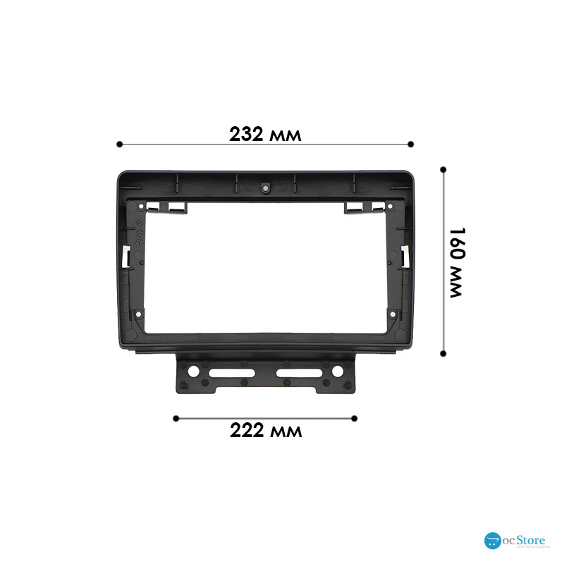 Переходная рамка Geely	Emgrand EC7 2014-2016 Emgrand 7 2016+ (7298) 9"