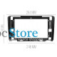 Переходная рамка Great Wall Hover (Haval) H6 2013-2018 (7303) 9"