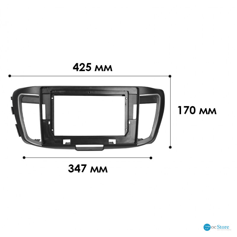 Переходная рамка Honda Accord 9 2013-2018 (6198) 10,1"