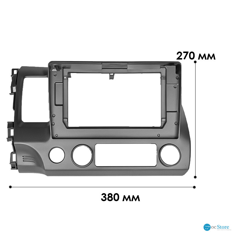 Переходная рамка Honda Civic 2008-2011 (HO 083T) 10.1" Gray