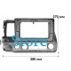Переходная рамка Honda Civic 2008-2011 (HO 083T) 10.1" Gray