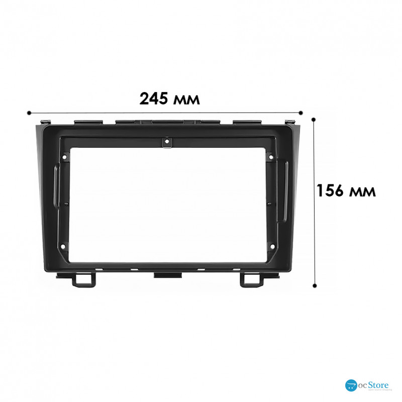 Переходная рамка Honda CR-V 2007-2011 (HO 090N) 9" Black