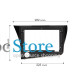 Переходная рамка Honda CR-Z 2010-2016 (7203) 9"