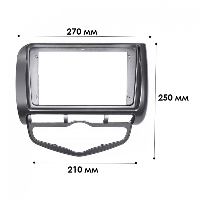 Переходная рамка Honda Fit Jazz 2002-2008 Auto AC (6331) 9"