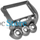 Переходная рамка Honda Fit Jazz 2002-2008 Manual AC (6305) 9"