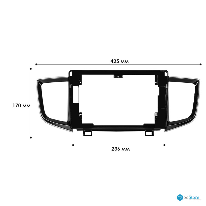Переходная рамка Honda Pilot 2016+ (7581) 10.1"
