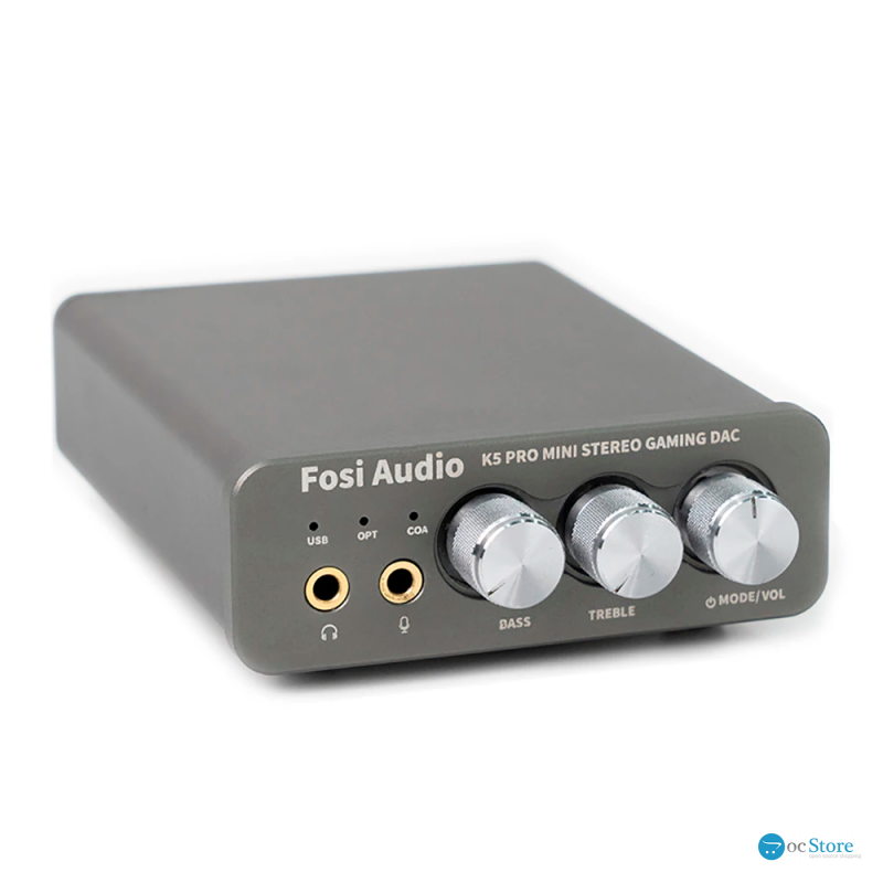 Конвертер звуку SPDIF/Coaxial на RCA/3.5 Fosi Audio K5 Pro black